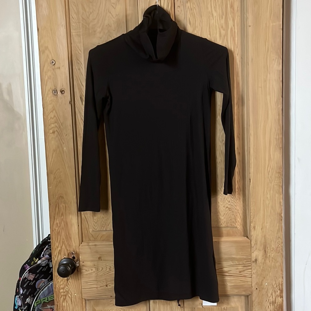 Black dinner dress.